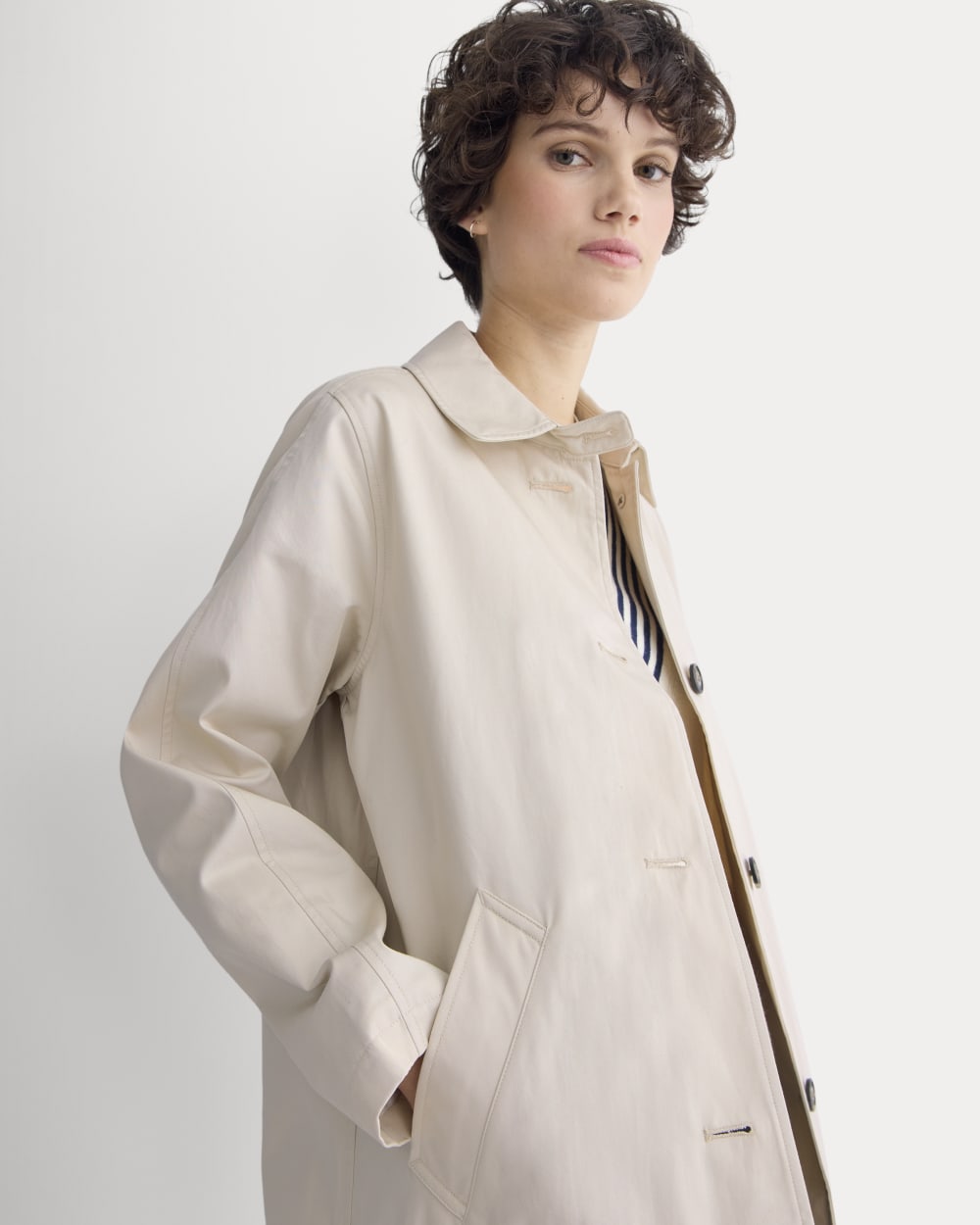 The Mac Coat in Peyote — detail view