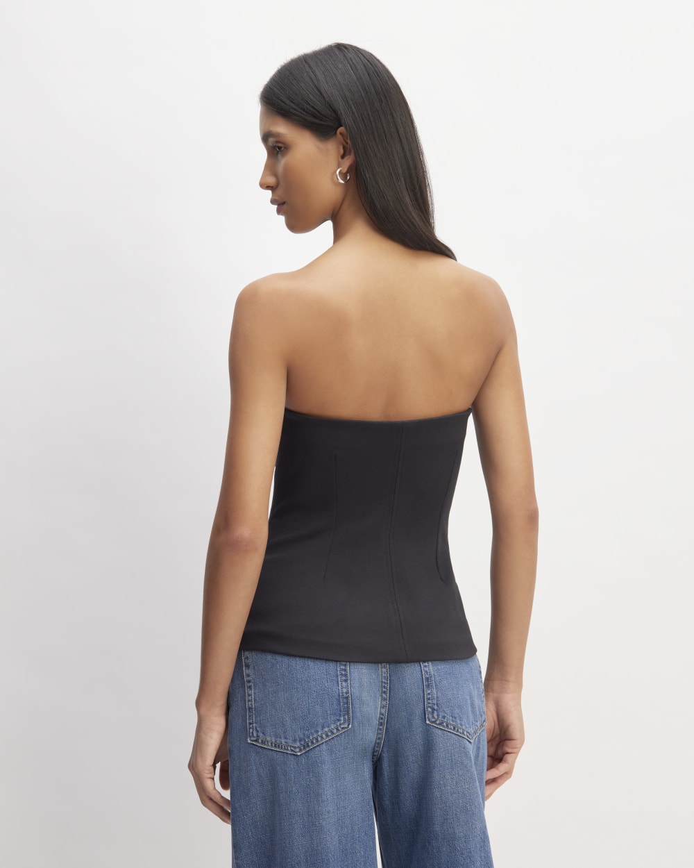 The Dream Tube Top in Black — detail view