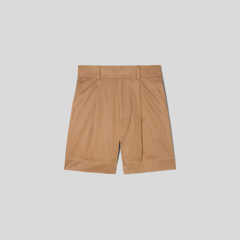 The Draper Short in Buttersmooth in Toasted Coconut — alternate view