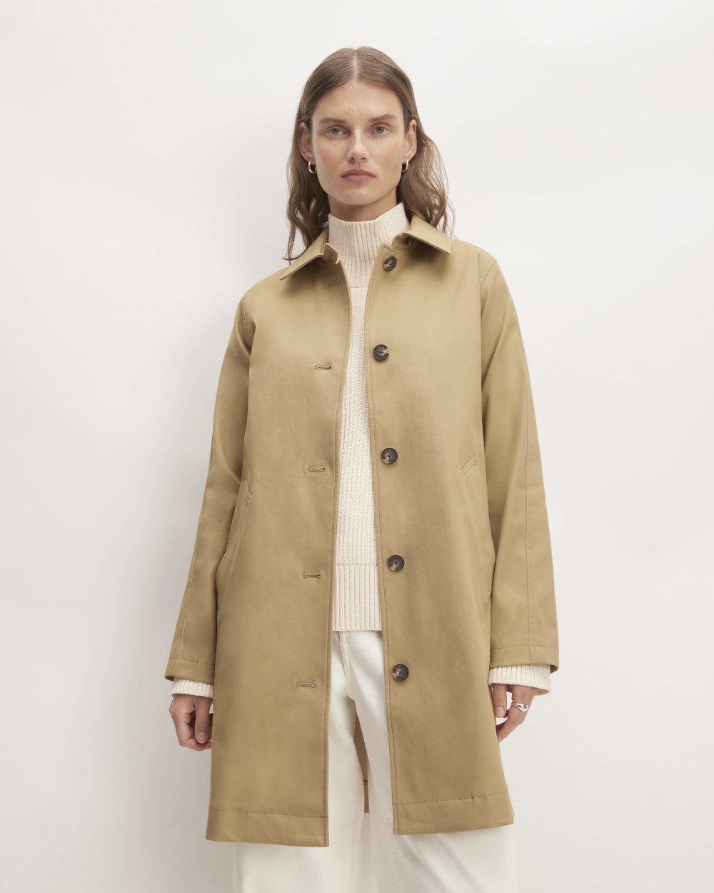 The Mac Coat in Cornstalk — front view