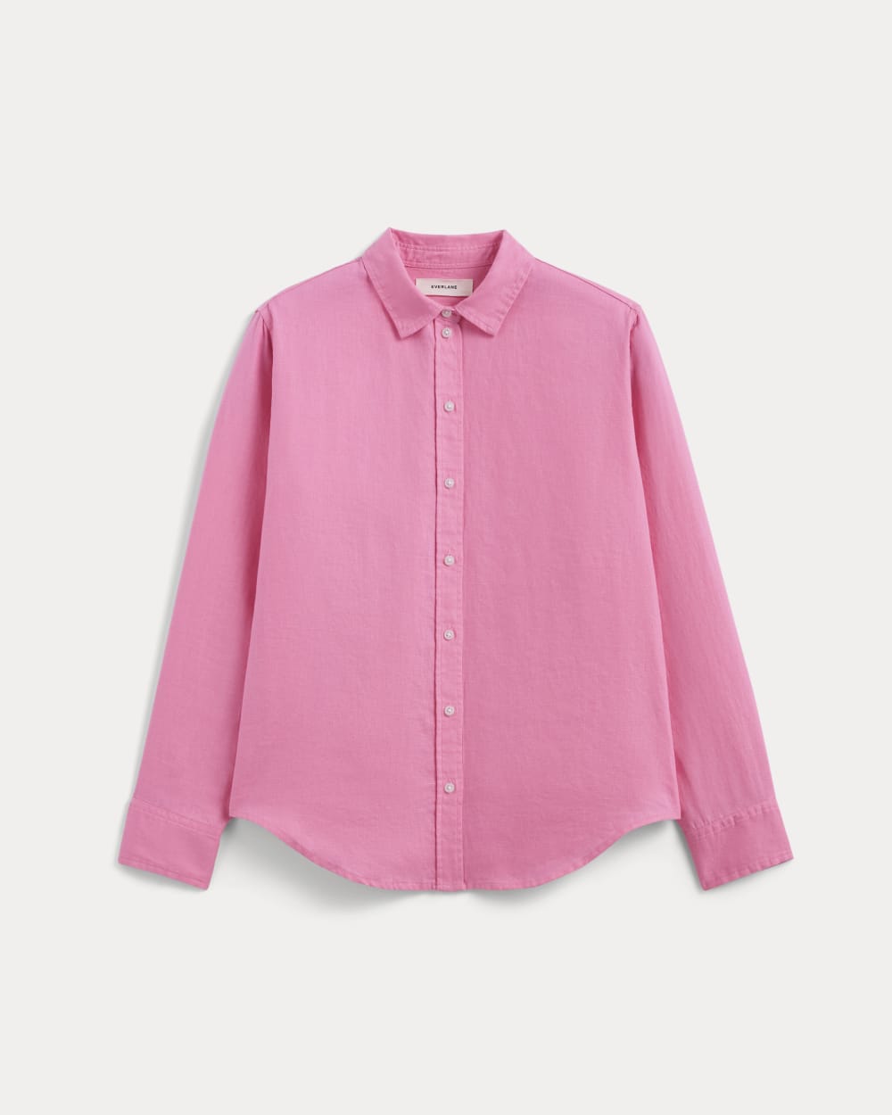 The Must-Have Shirt in Linen in Deep Pink — alternate view