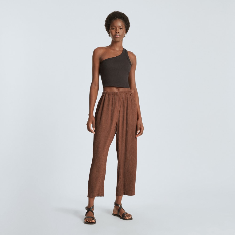 The Naia™ Ripple Pant in Walnut — detail view