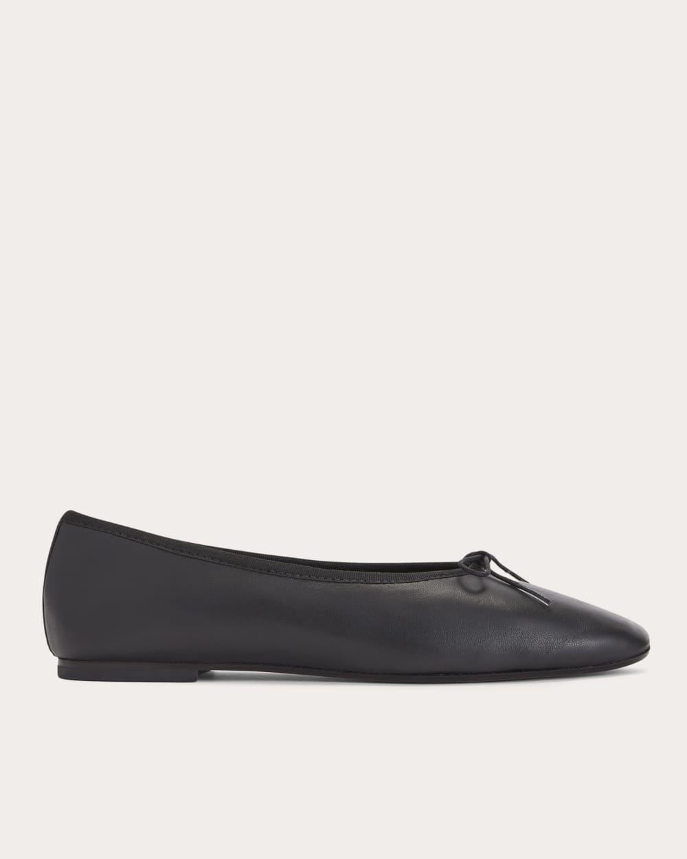 The Day Ballet Flat in Black — front view