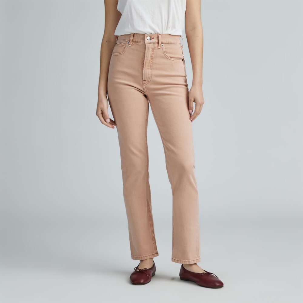 The Way-High® Slim Jean in Red Clay — front view
