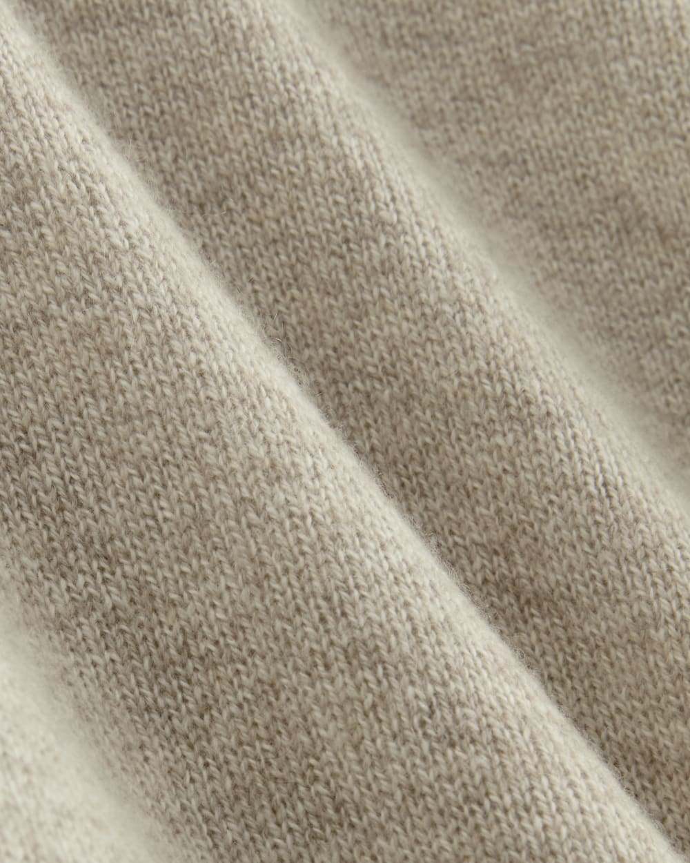 The Boxy Crew in Cashmere in Canvas — detail view