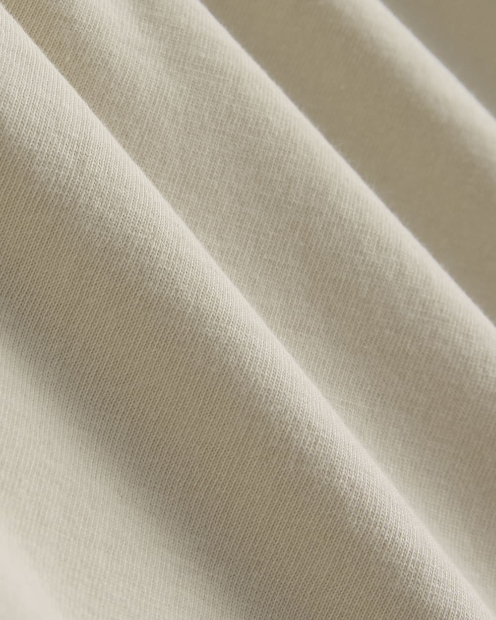 The Everlane x Parks Project Box-Cut Tee in Natural / Granada Sky Blue — detail view