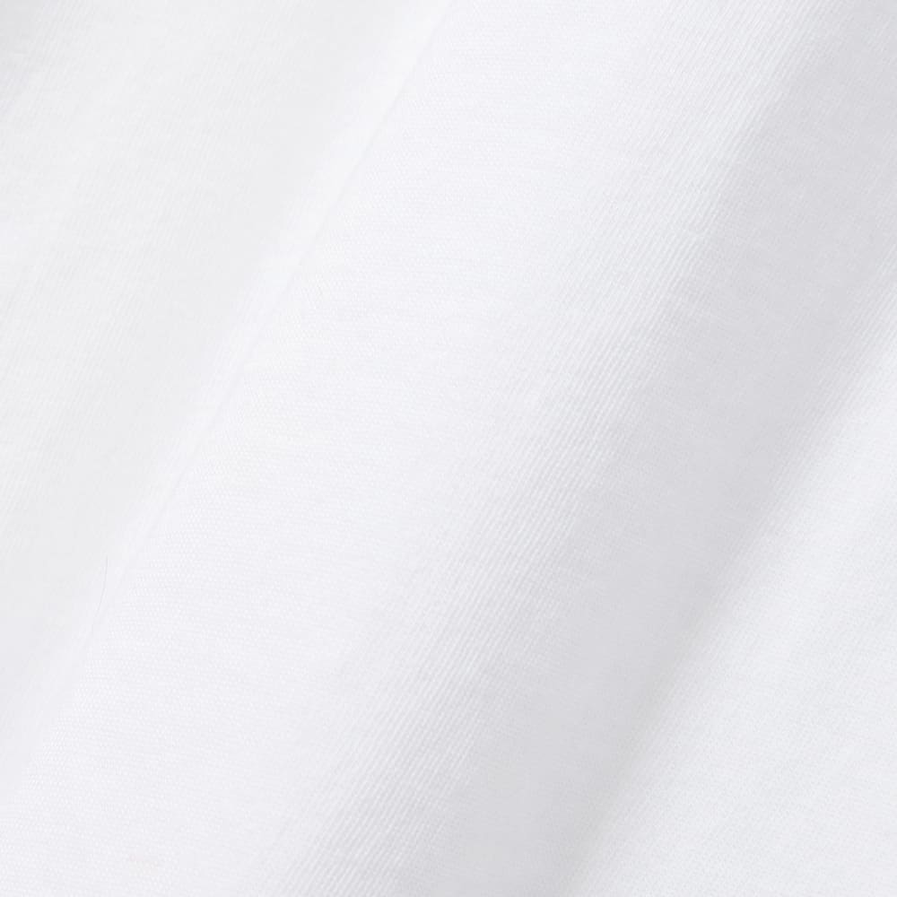 The Organic Cotton Crew Tee in White — detail view