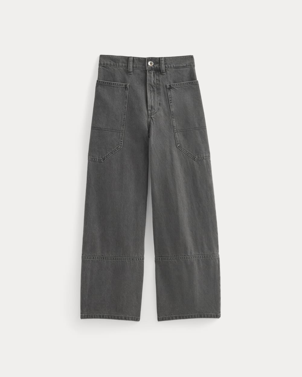 The Way-High® Gardener Cropped Jean in Washed Grey — alternate view