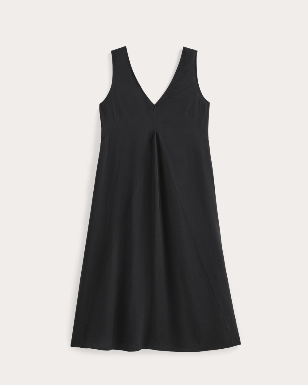The V-Neck Dress in SoftLuxe in Black — alternate view