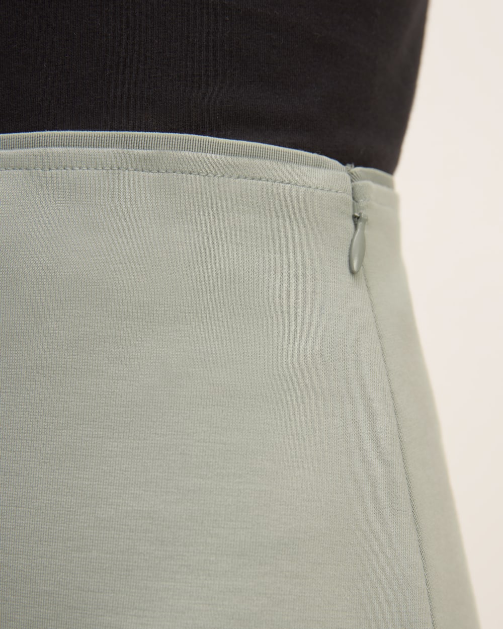 The Dream Maxi Skirt in Sage Green — detail view