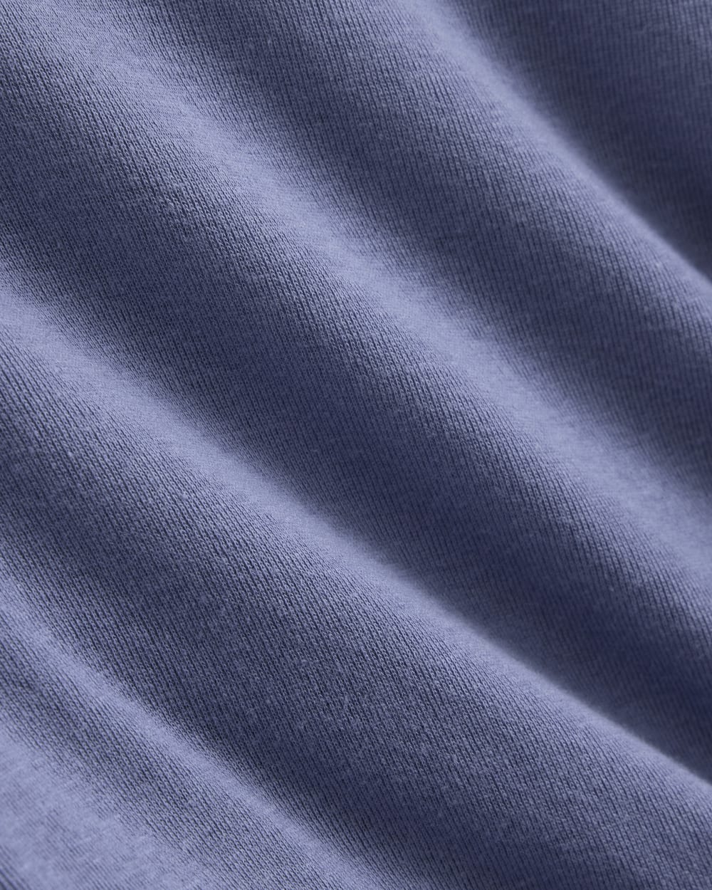 Tissue Short-Sleeve Crew in Blue Dusk — detail view