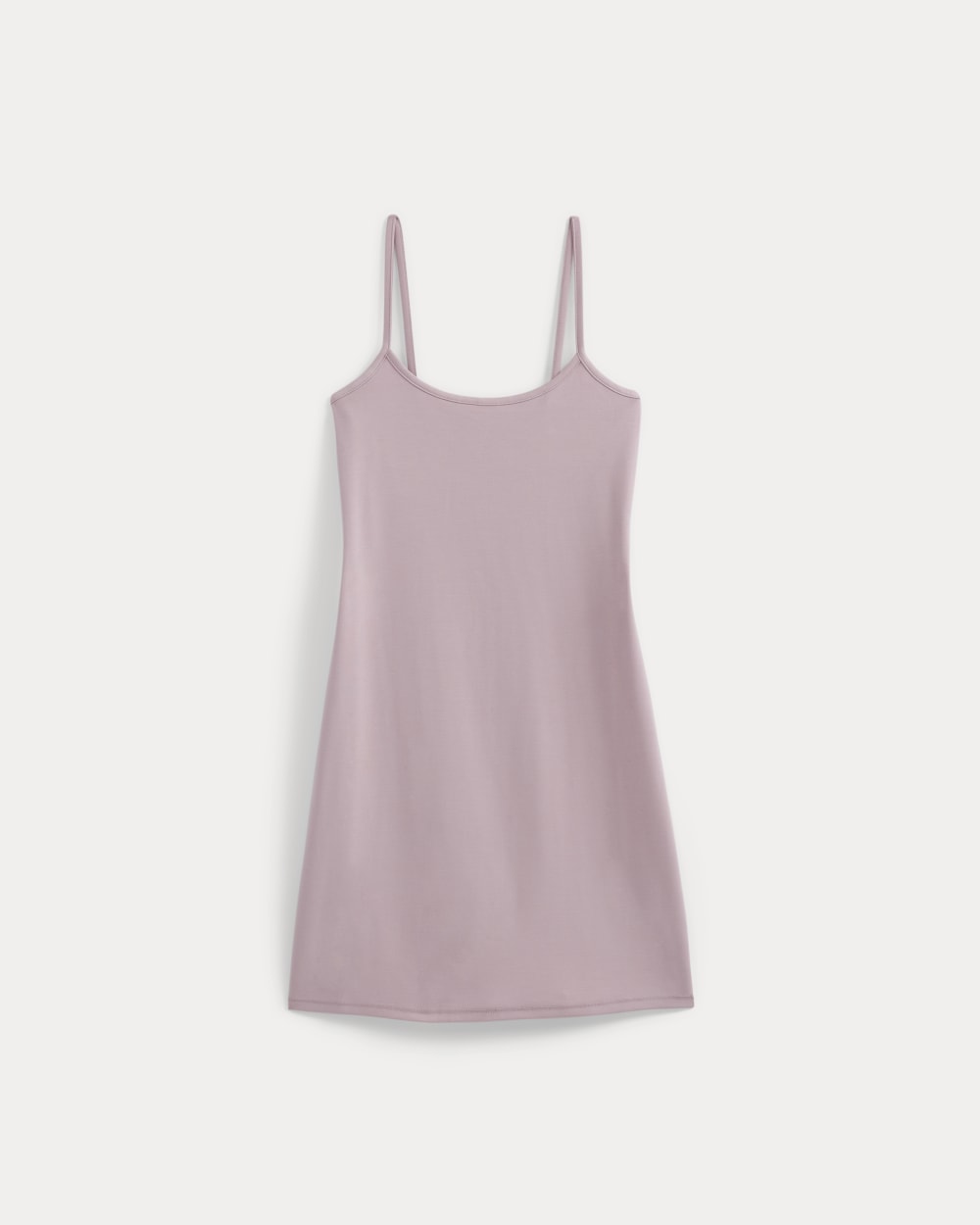 Knit Cami Mini Dress in Burnished Lilac — front view