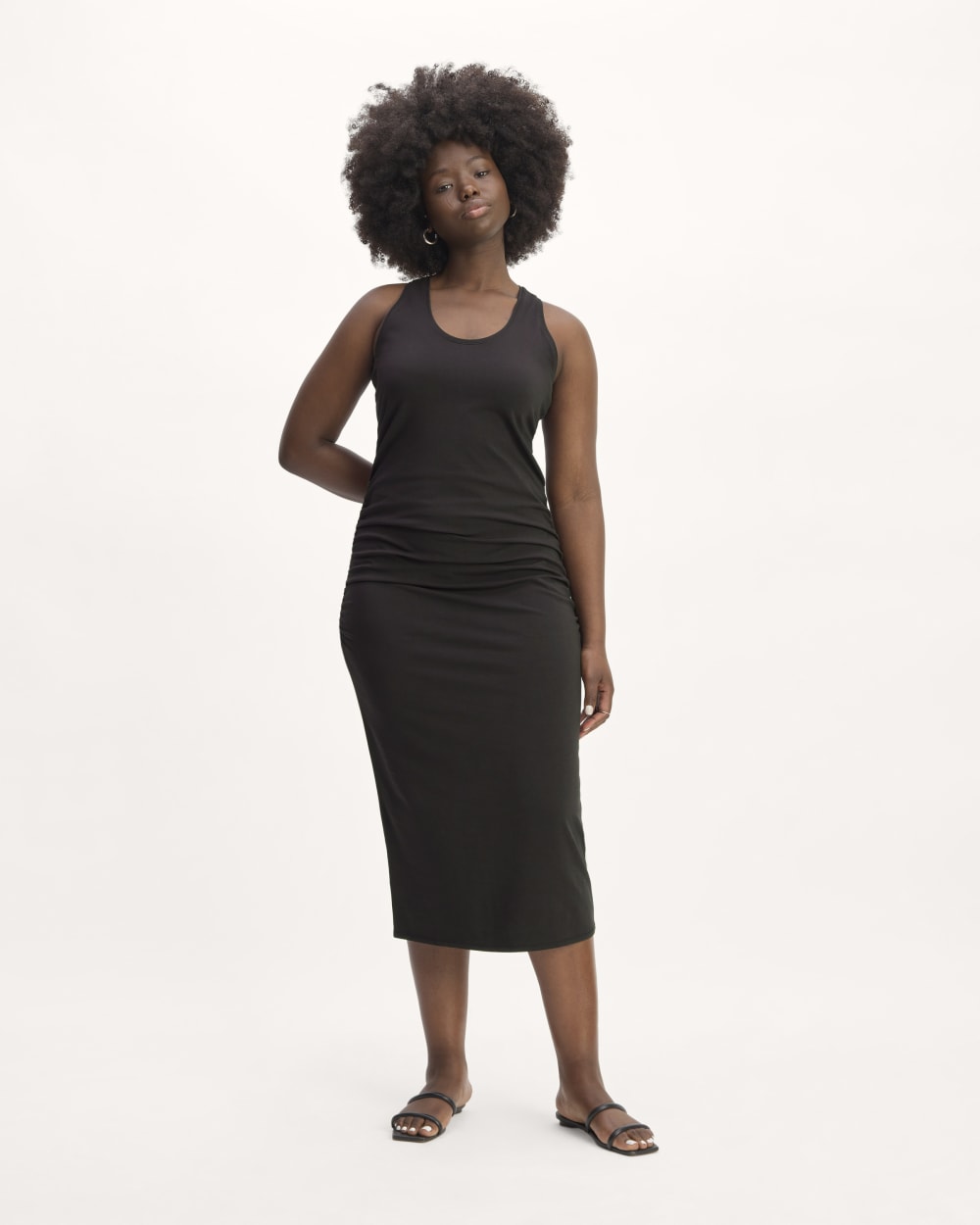 The Form Racerback Dress in Black — front view