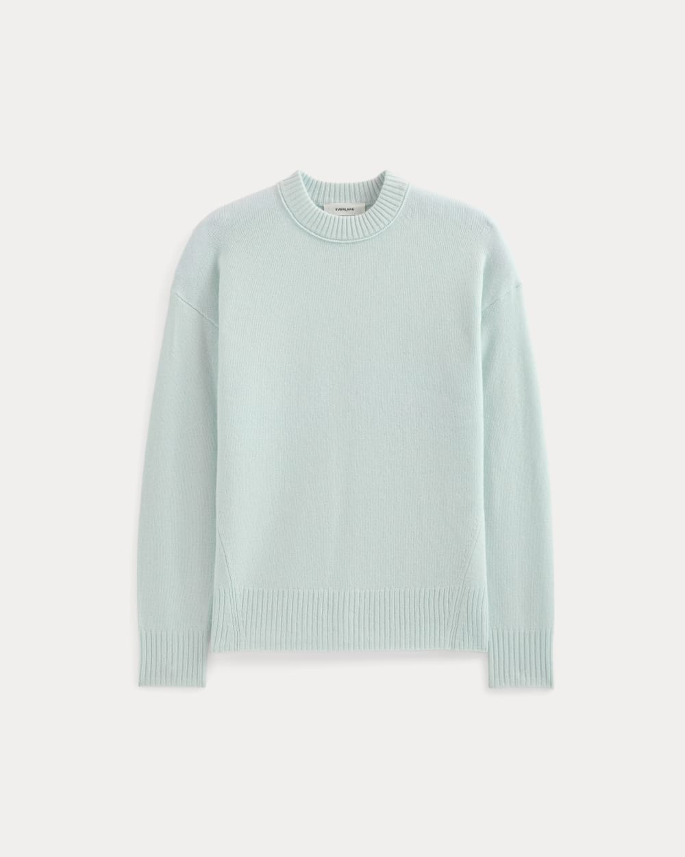 Cashmere Boyfriend Sweater in Chalk Blue — alternate view