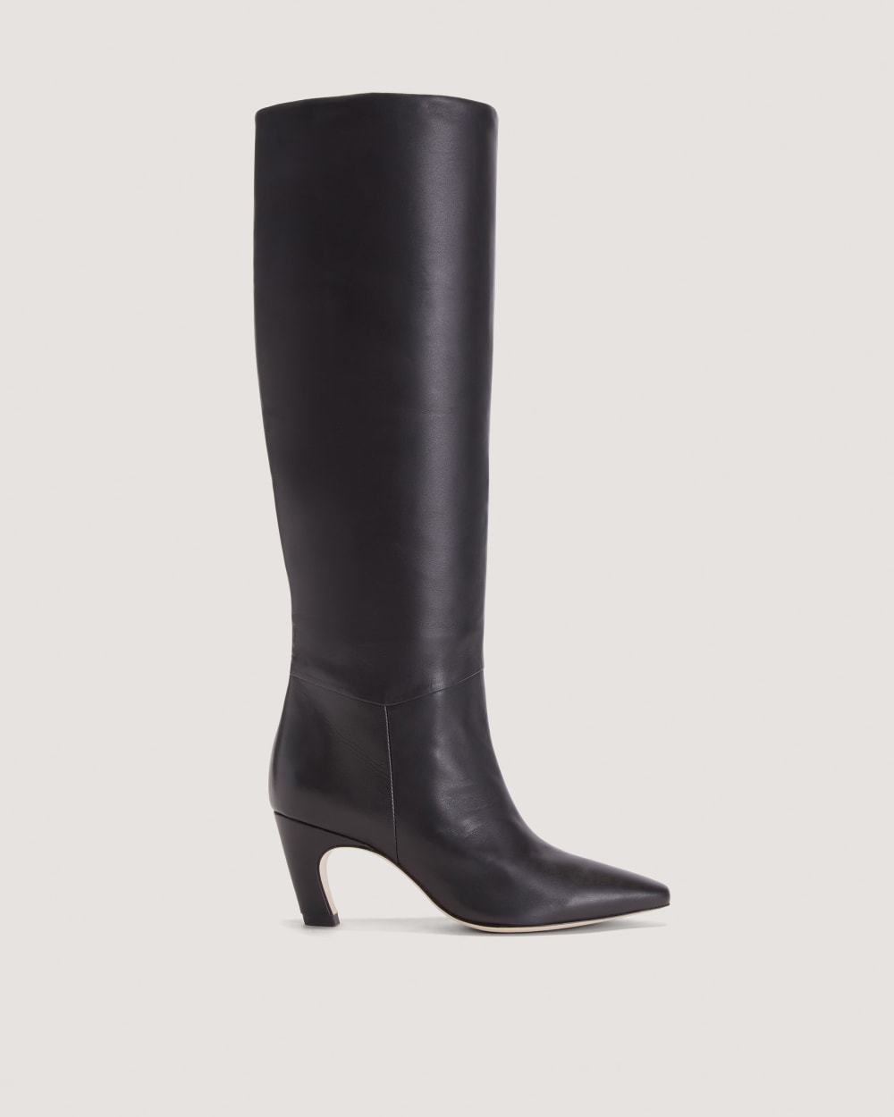 The Banana Boot in Black — front view