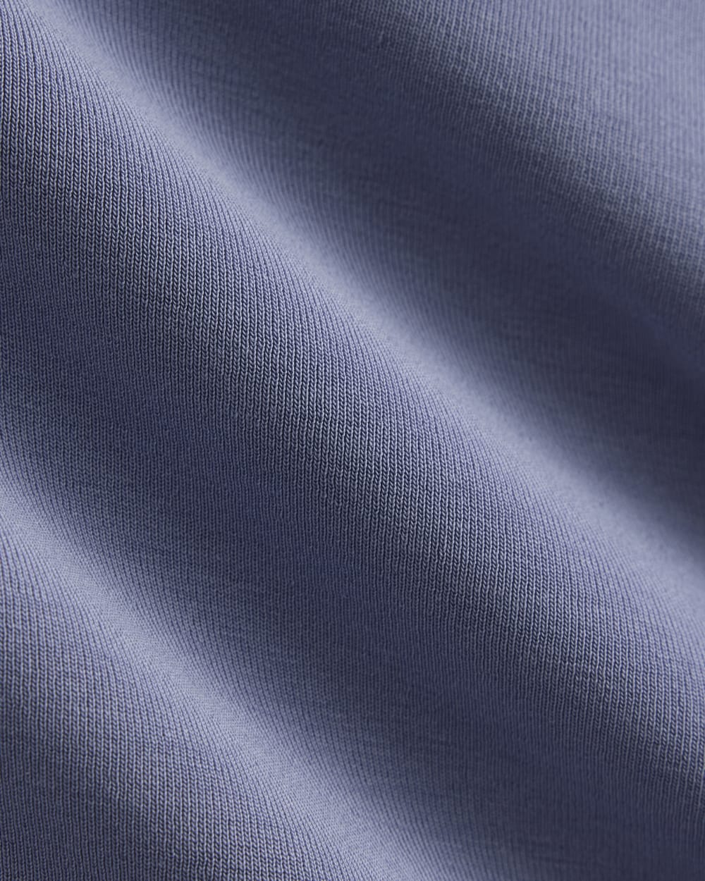Boatneck Cap-Sleeve Top in Butterknit in Blue Dusk — detail view