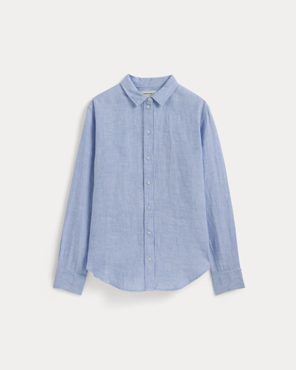 The Must-Have Shirt in Linen in Light Blue — alternate view