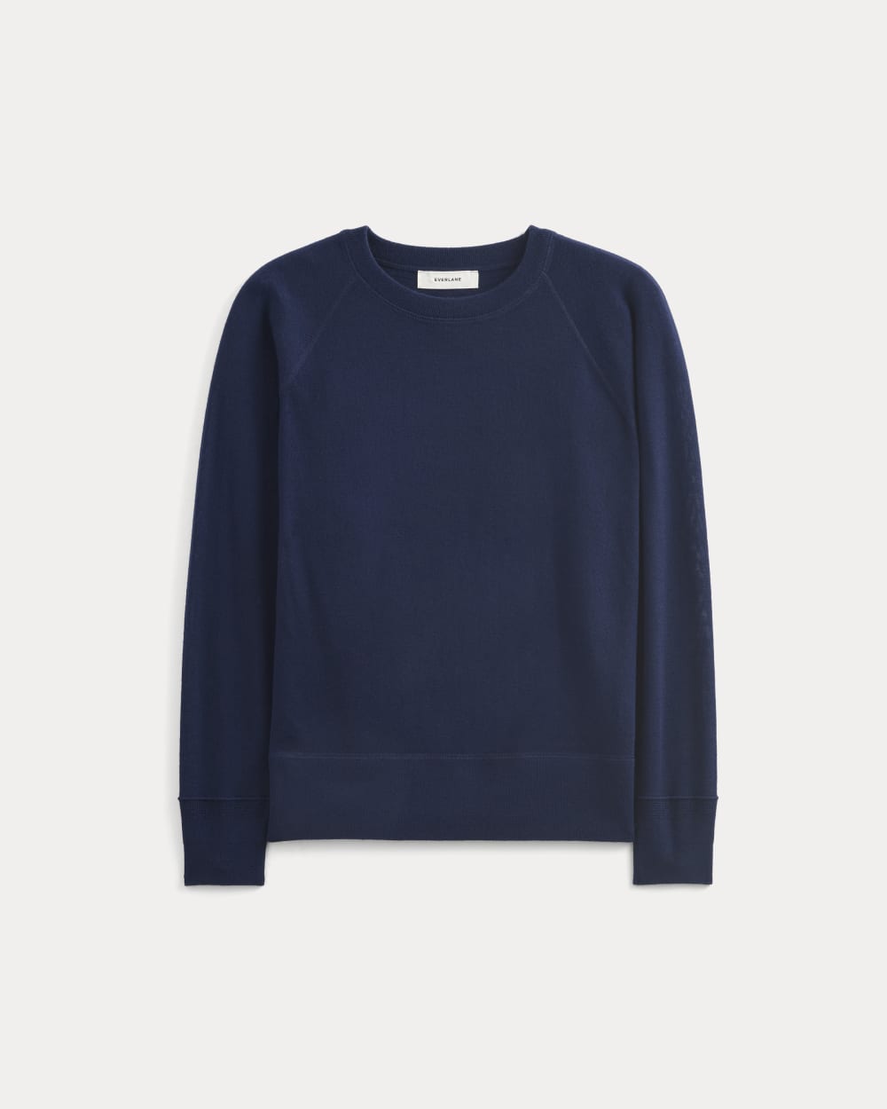 Raglan Sweater in Ultrasoft Merino in Rich Navy — alternate view