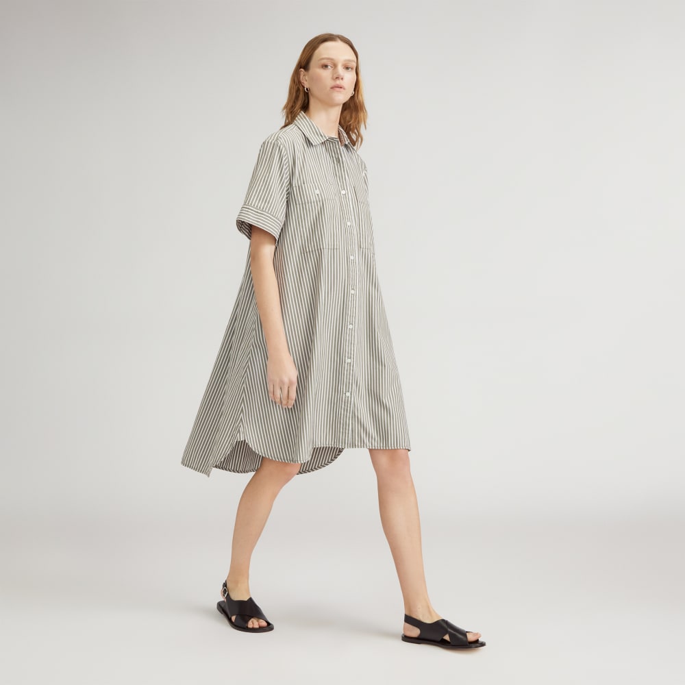 The Daytripper Dress in Kalamata / Canvas Tan — front view