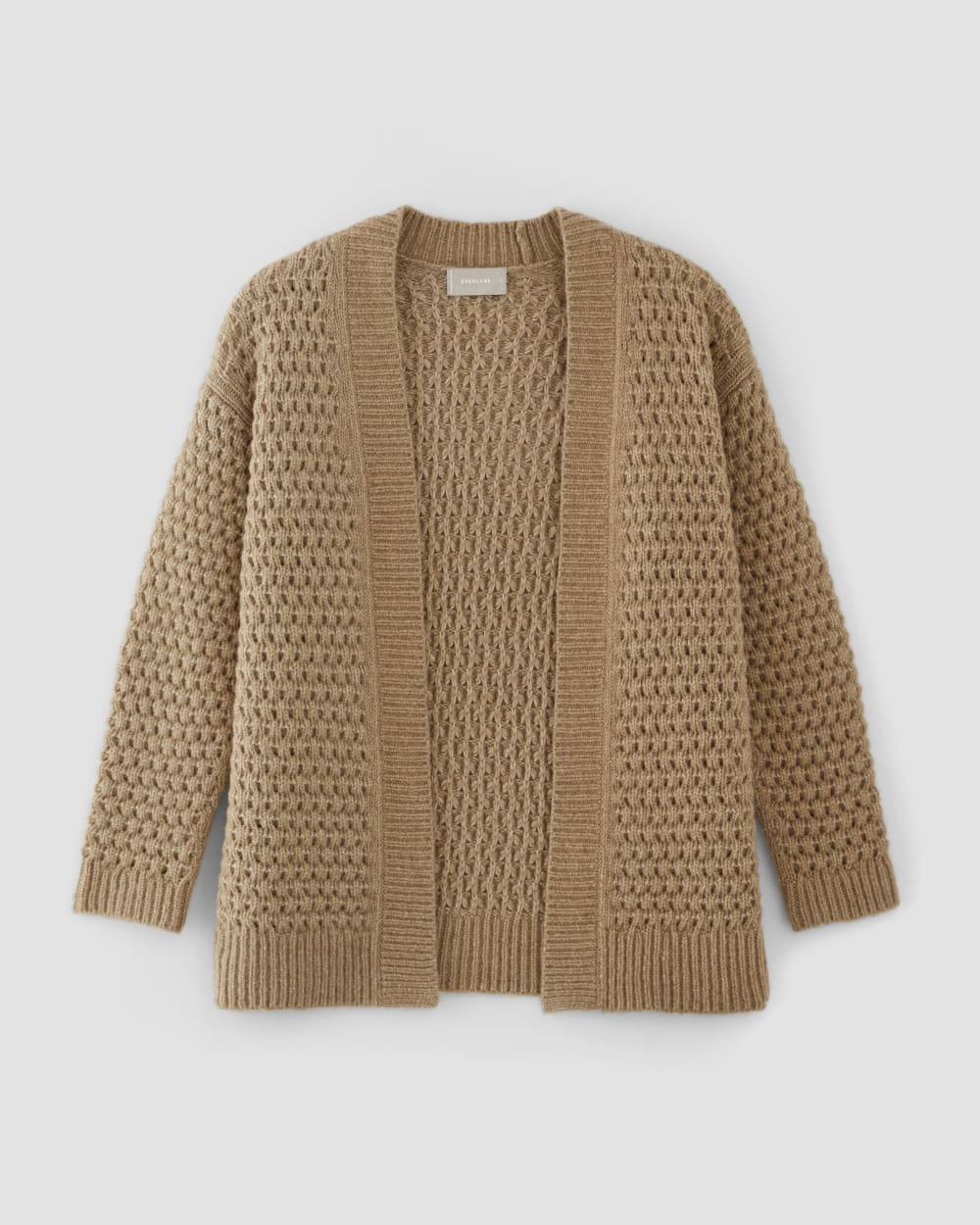 The Cloud Oversized Textured Cardigan in Tiger's Eye — alternate view