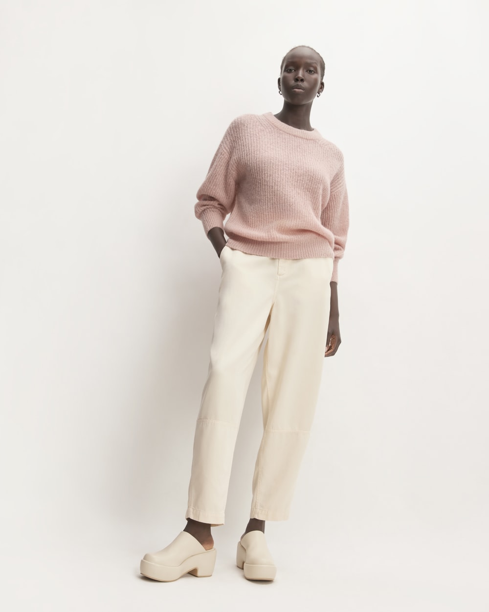 The Cocoon Crew in Alpaca in Cafe Creme — detail view