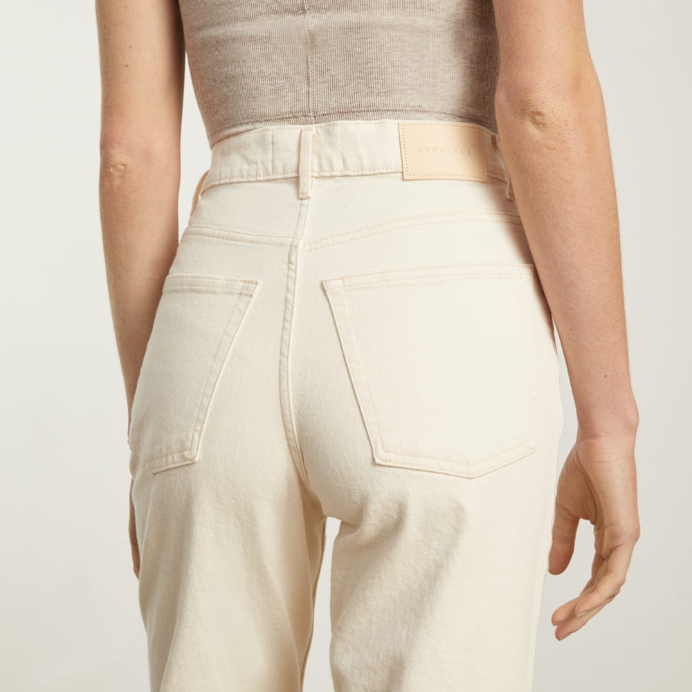The Way-High® Jean in Ecru — detail view