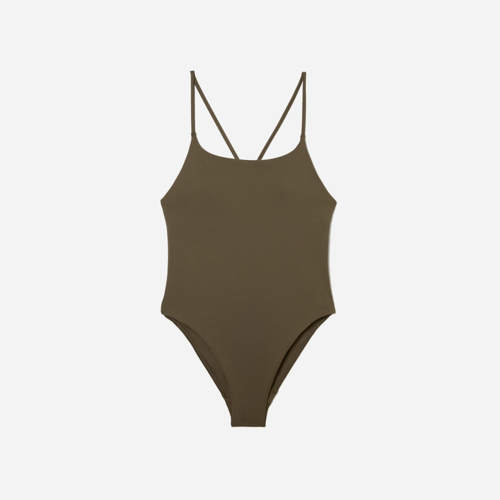 The String One-Piece in Beech — front view