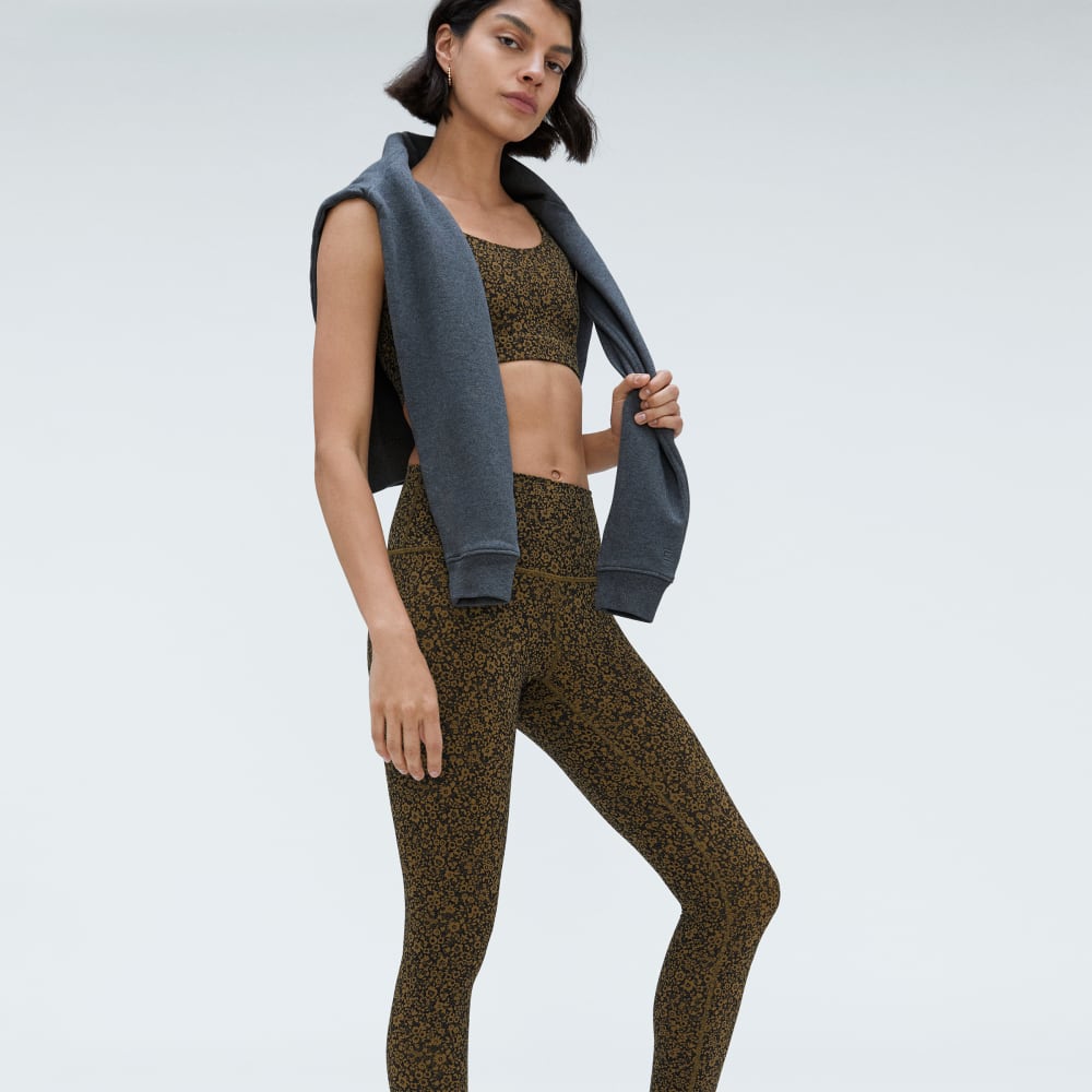 The Perform Legging® in Black / Breen Floral — detail view