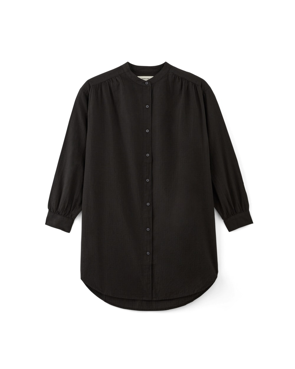 The Gauze Oversized Shirt in Black — alternate view