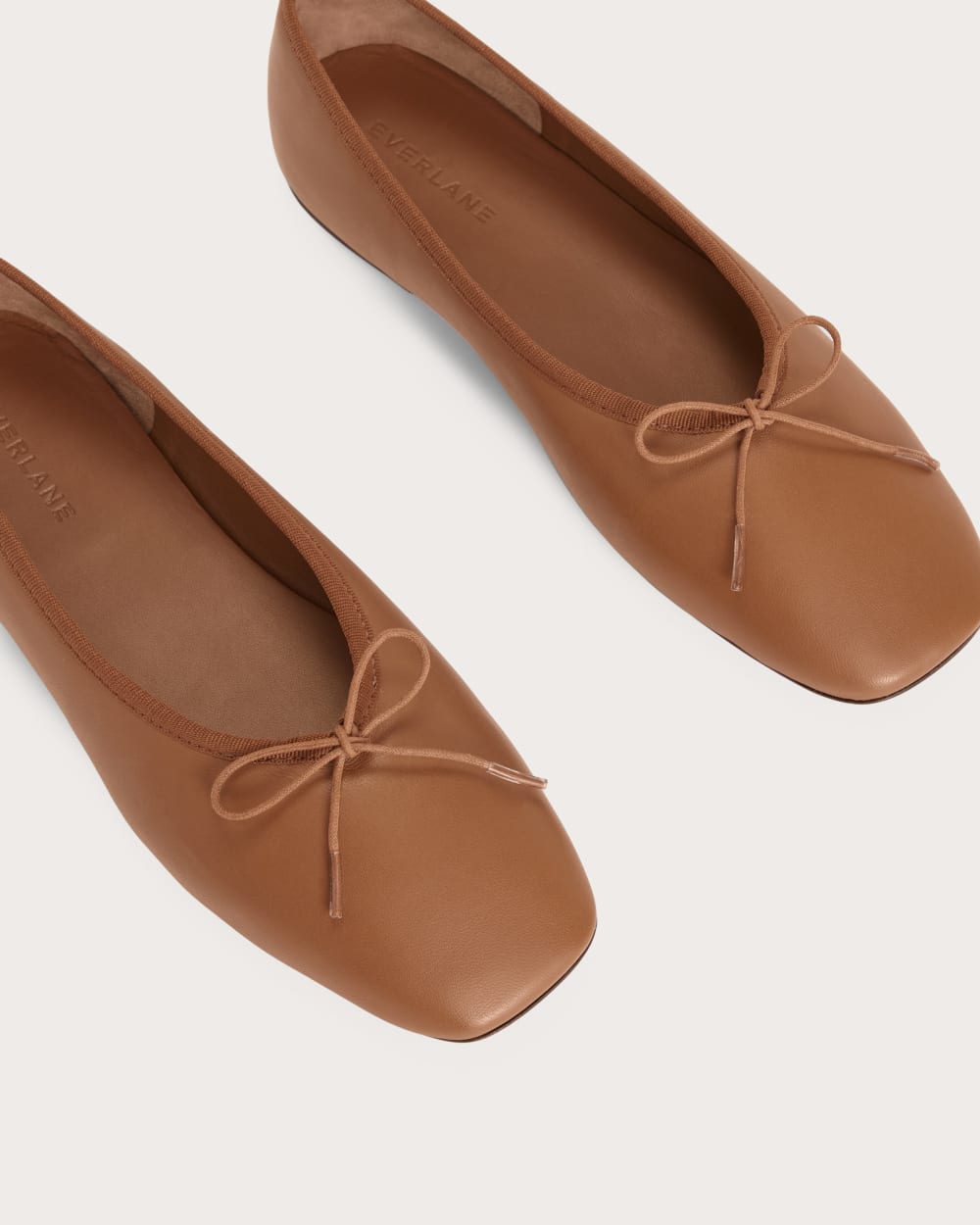 The Day Ballet Flat in Toasted Almond — detail view