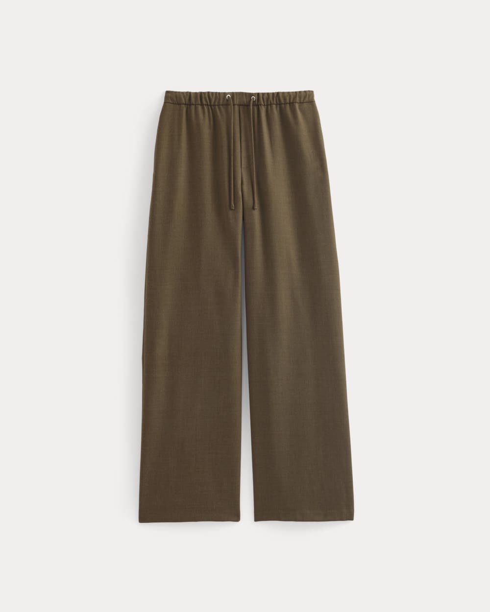 The Pull-On Trouser in Tailor Twill in Heathered Cocoa — alternate view
