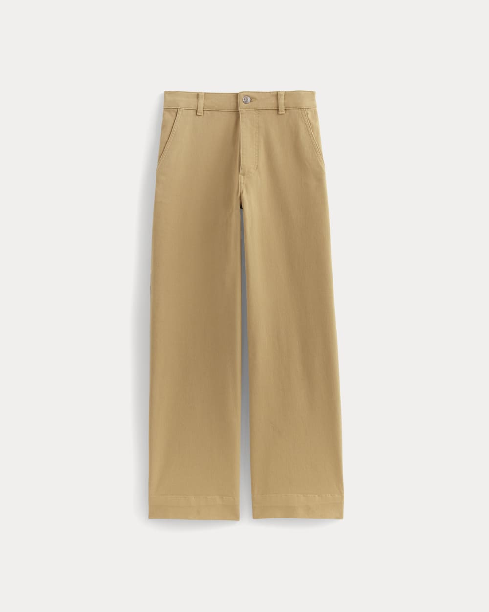 The Utility Wide-Leg Pant in Classic Khaki — alternate view