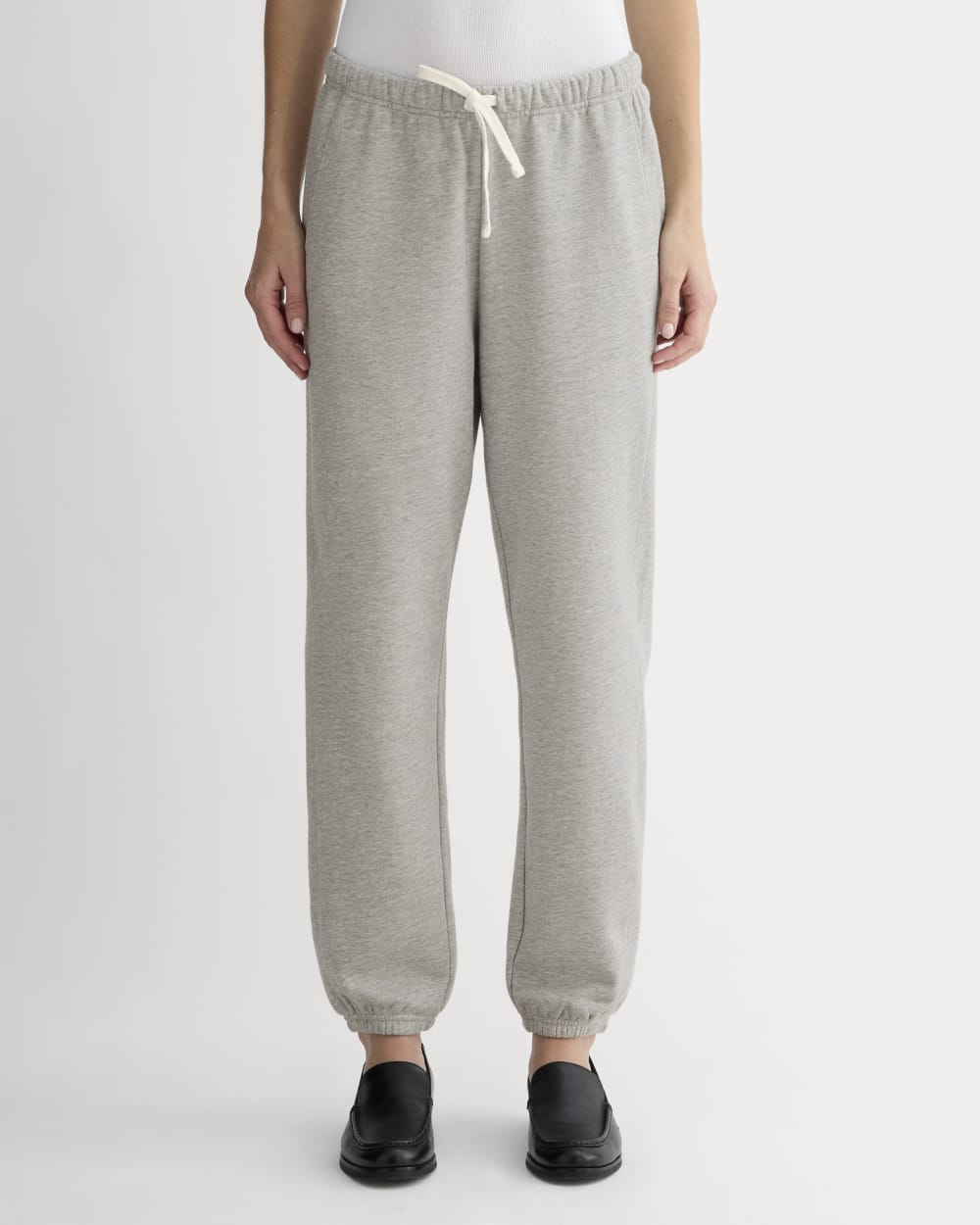 The Off-Duty Jogger in Heathered Grey — detail view