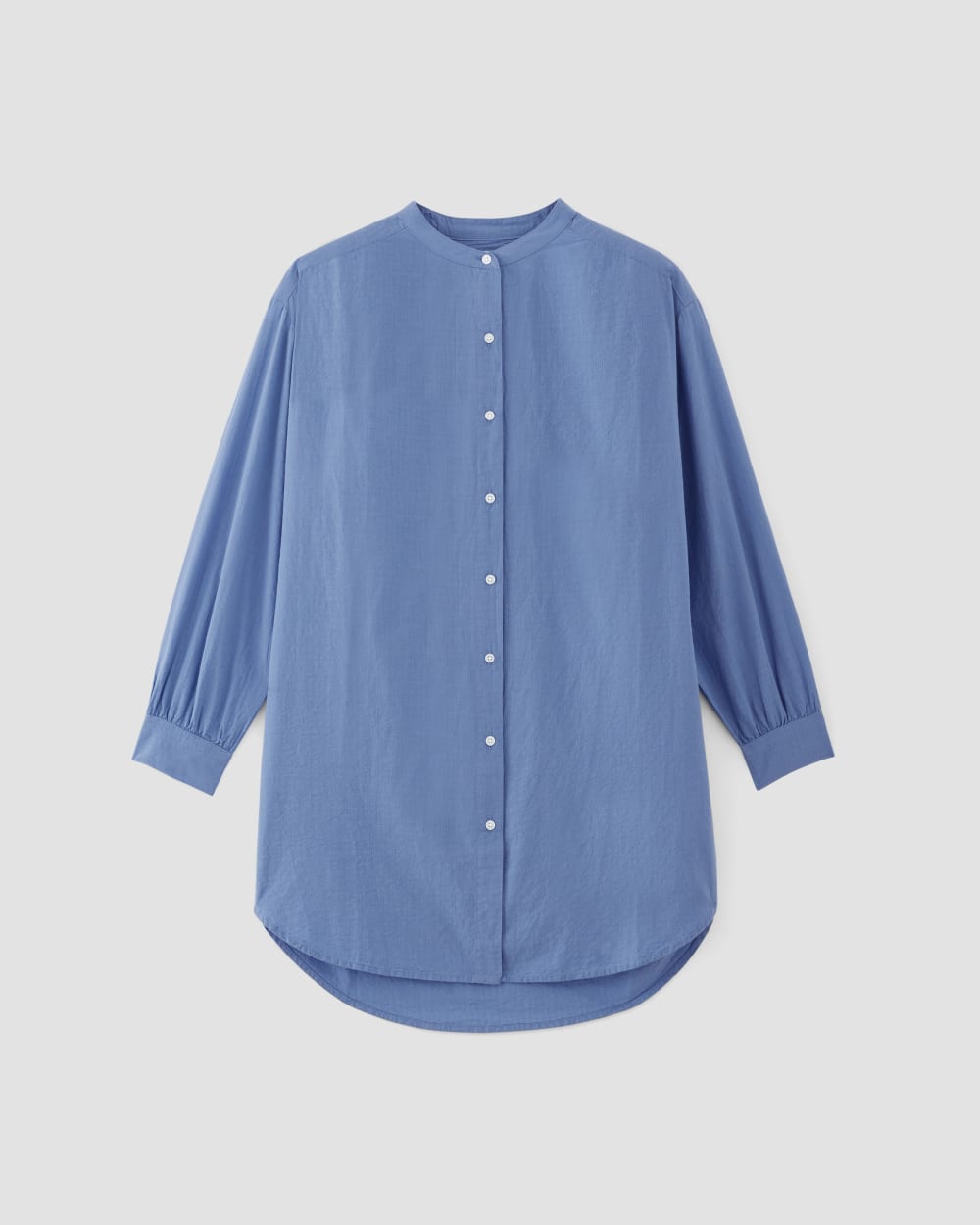 The Gauze Oversized Shirt in Blue Opal — alternate view