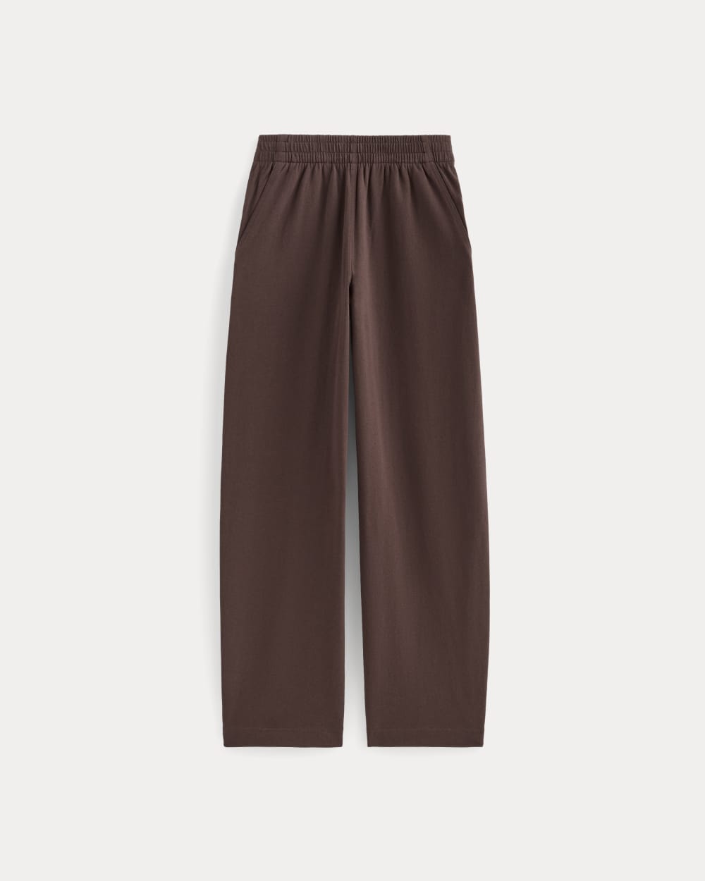 The Off-Duty Barrel Pant in Dark Mahogany — alternate view