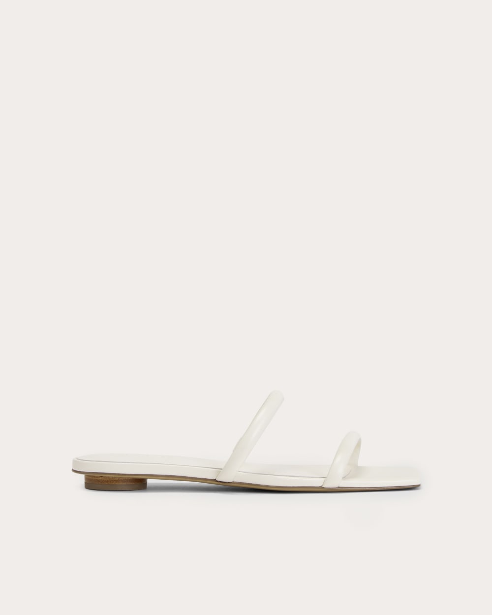 The Double Strap Sandal in Canvas — front view