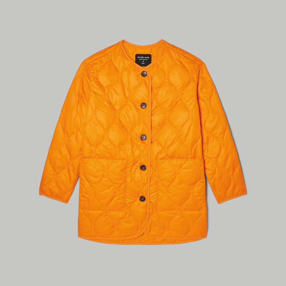 The Quilted Liner in Turmeric — alternate view