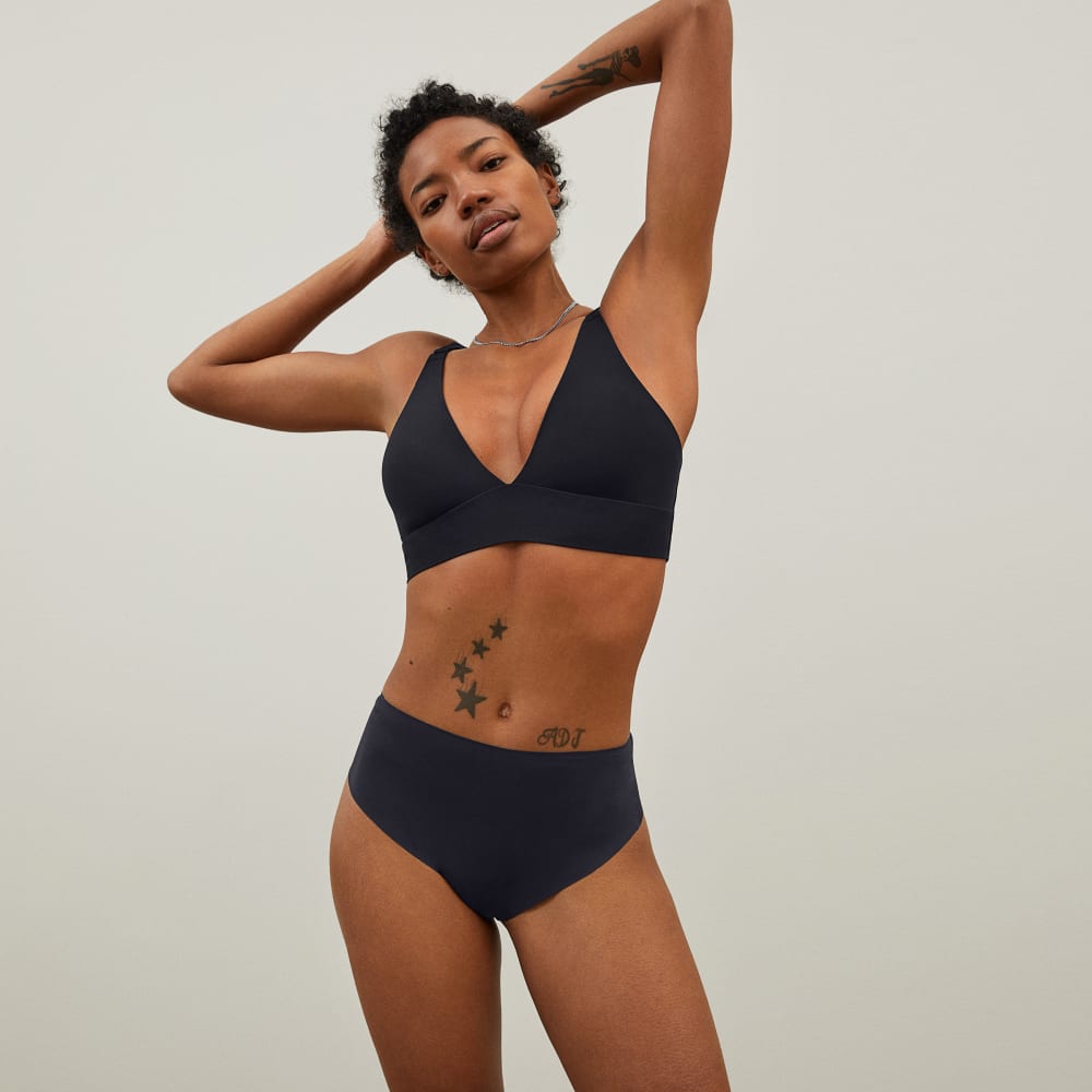 The Invisible High-Rise Thong in Black — alternate view