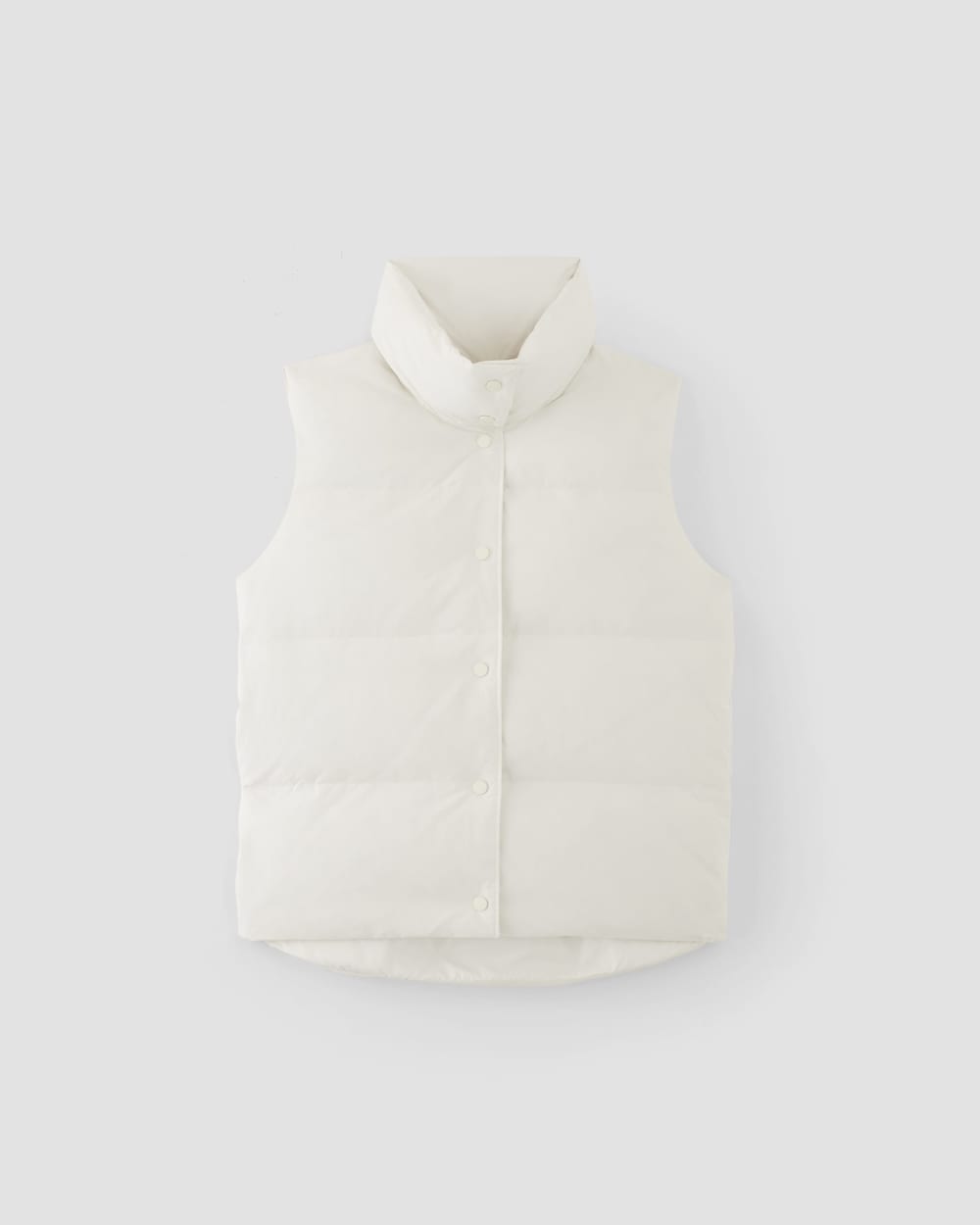 The Puffer Vest in Bone — alternate view