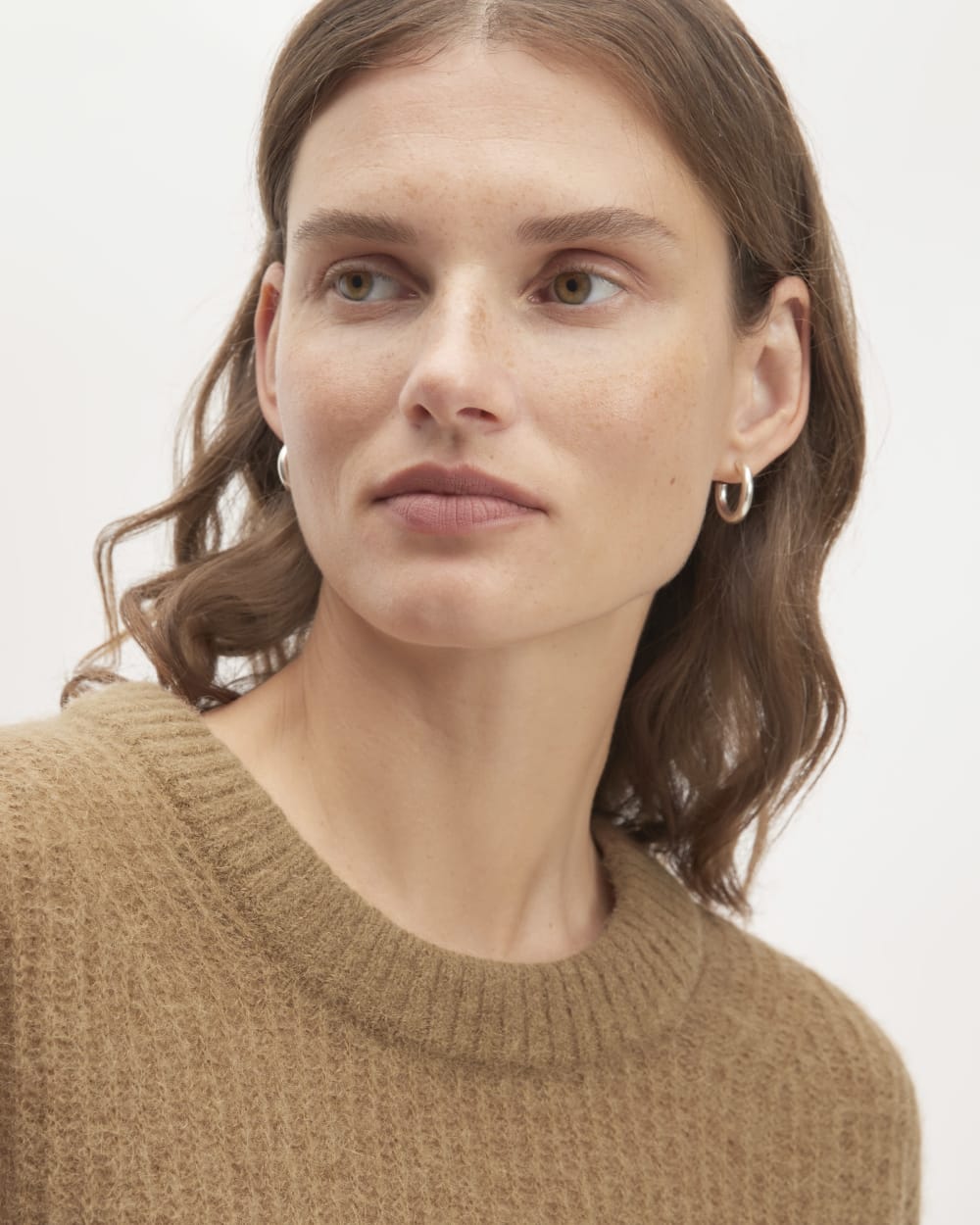 The Cocoon Crew in Alpaca in Tiger's Eye — detail view