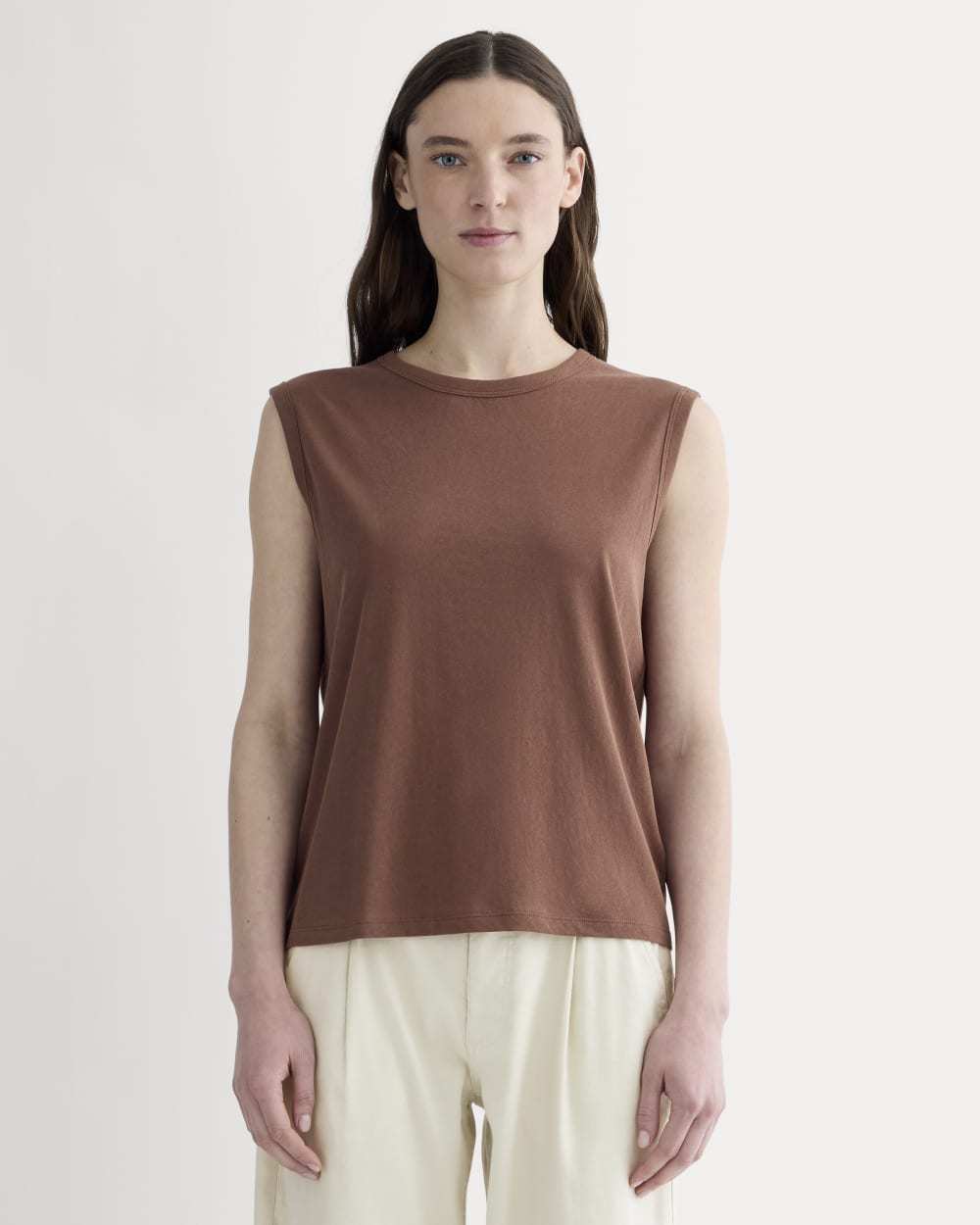The Air Muscle Tank in Cedarwood — front view
