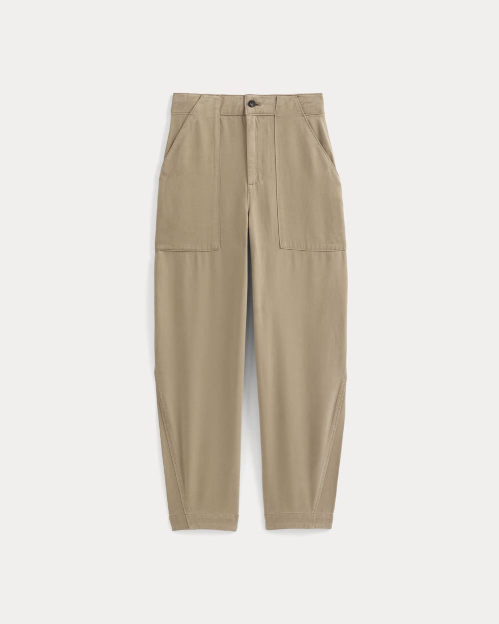 Patch Pocket Ballon Pant in Buttersoft in Chinchilla — alternate view