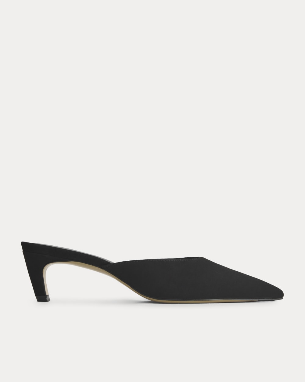 Studio Kitten Heel in Black — front view