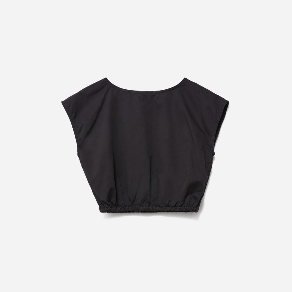 The Bubble Top in Black — front view