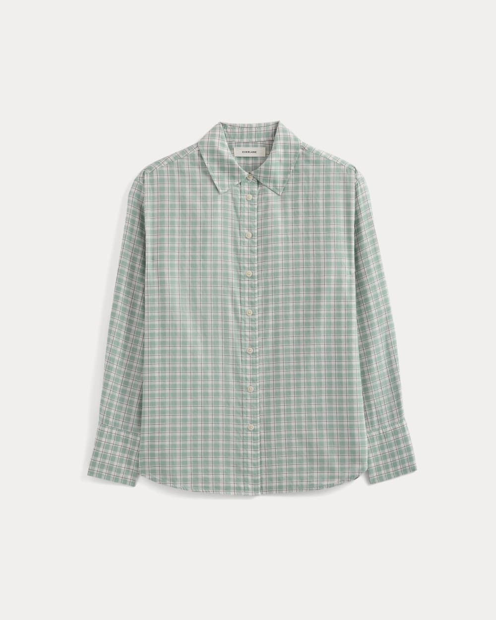 Everyday Shirt in Silky Cotton in Gray Mist — alternate view