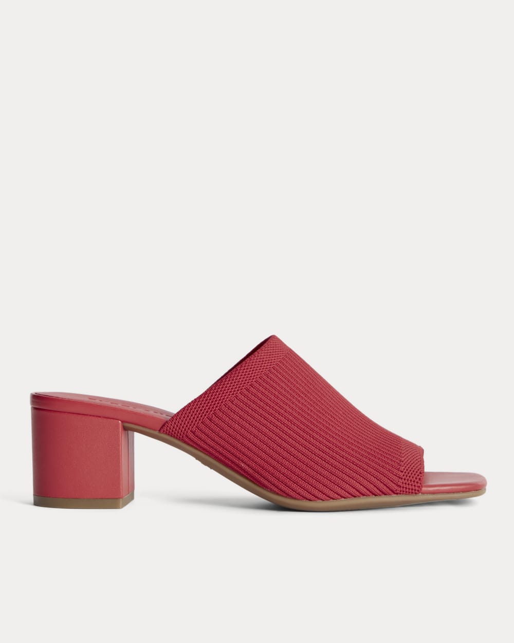 The Glove Mule in ReKnit in Classic Red — front view