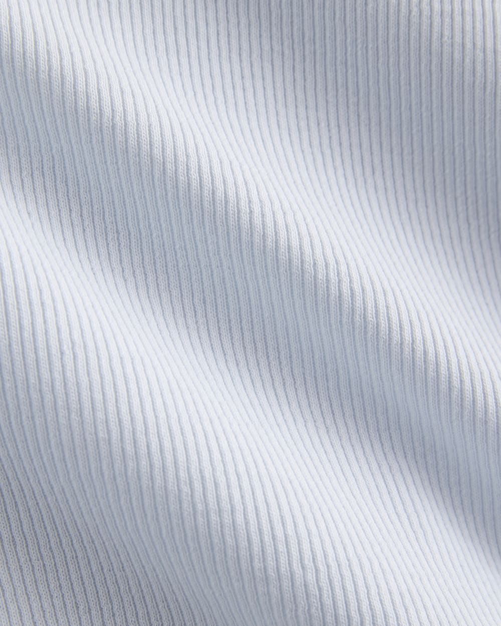 Luxe Rib Racerback Tank in Skywriting — detail view