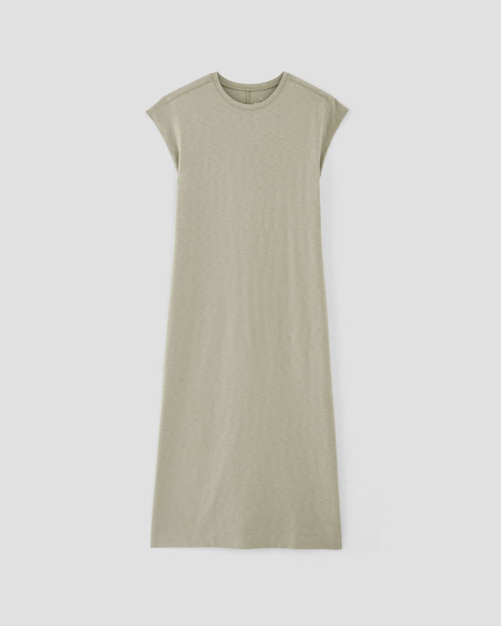 The Muscle Tee Midi Dress in Seagrass — alternate view