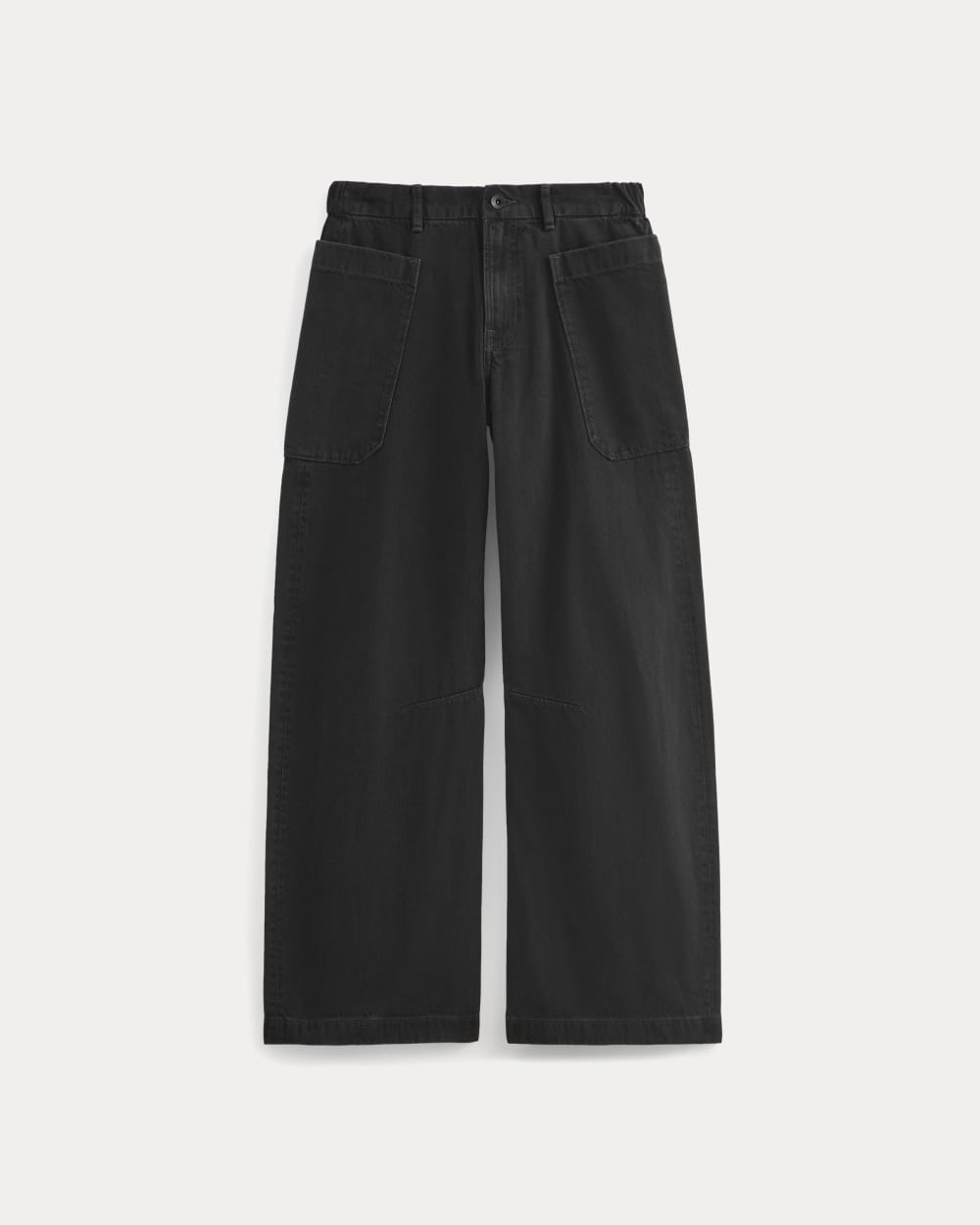 The Gardener Pull-On Jean in Washed Black — alternate view