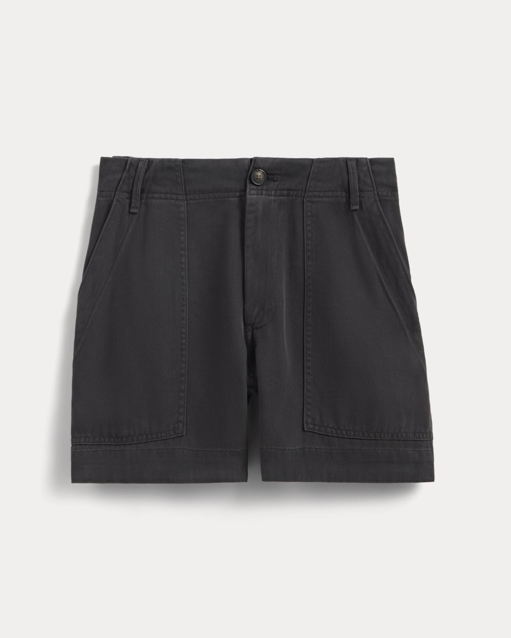 The Utility Short in Buttersoft in Graphite — alternate view